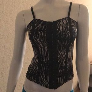 Ladies night out bustier style top